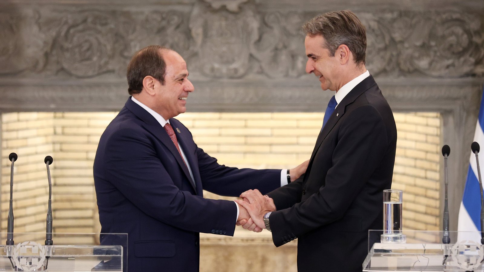Τηλεφωνική επικοινωνία Μητσοτάκη – Σίσι, για Γάζα, Λιβύη και Μεταναστευτικό