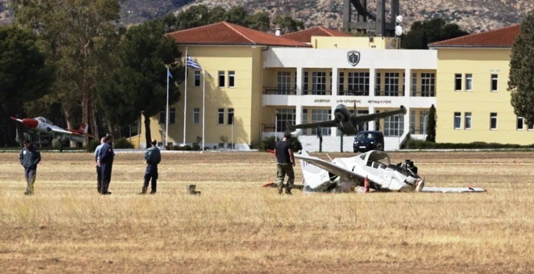 Κατέπεσε εκπαιδευτικό αεροσκάφος με δυο επιβαίνοντες στο Τατόι
